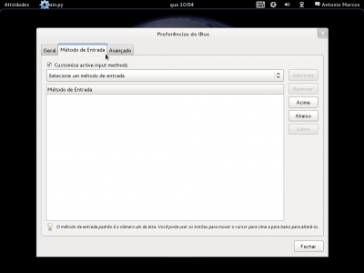 Linux: Configurando o teclado no Fedora 15